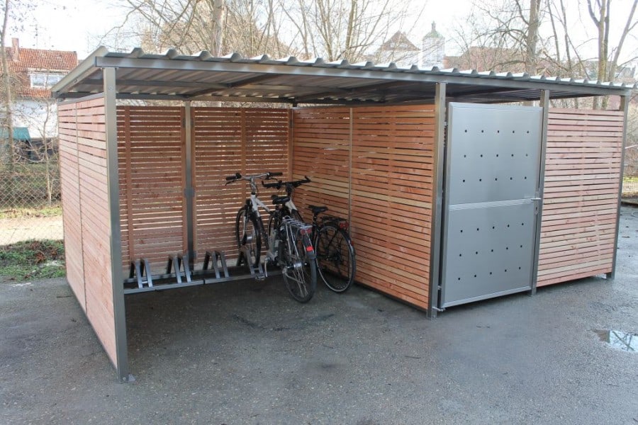Garage Fur Fahrrad Fahrradunterstand Von Zaun Fackler Munchen